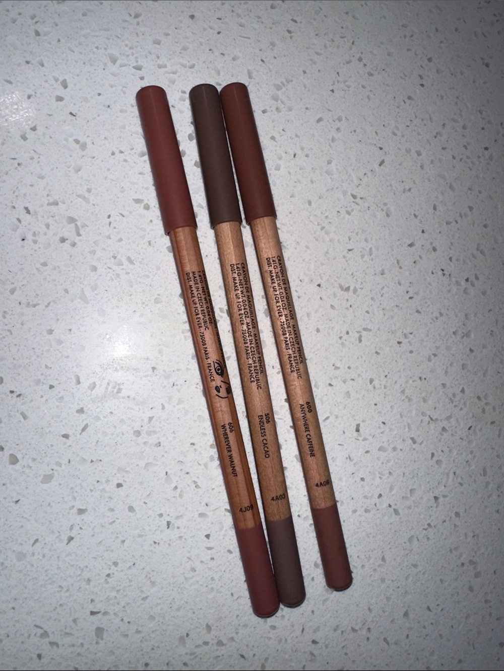Makeup Forever Lip Liners Trio - Mauve, Brown, Rosewood